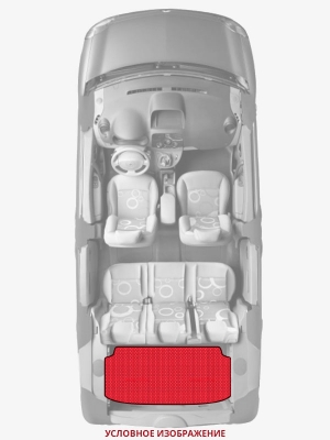 ЭВА коврики «Queen Lux» багажник для Honda Civic Coupe (9G)